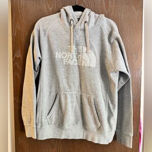 Medium The North Face Gray Pullover Hoodie Sweatshirt